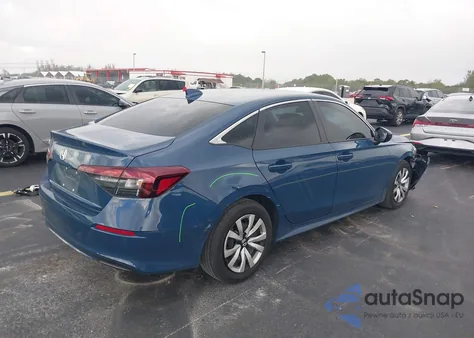 2025 Honda Civic Lx z USA, uszkodzony, nr VIN 2HGFE2F27SH525461